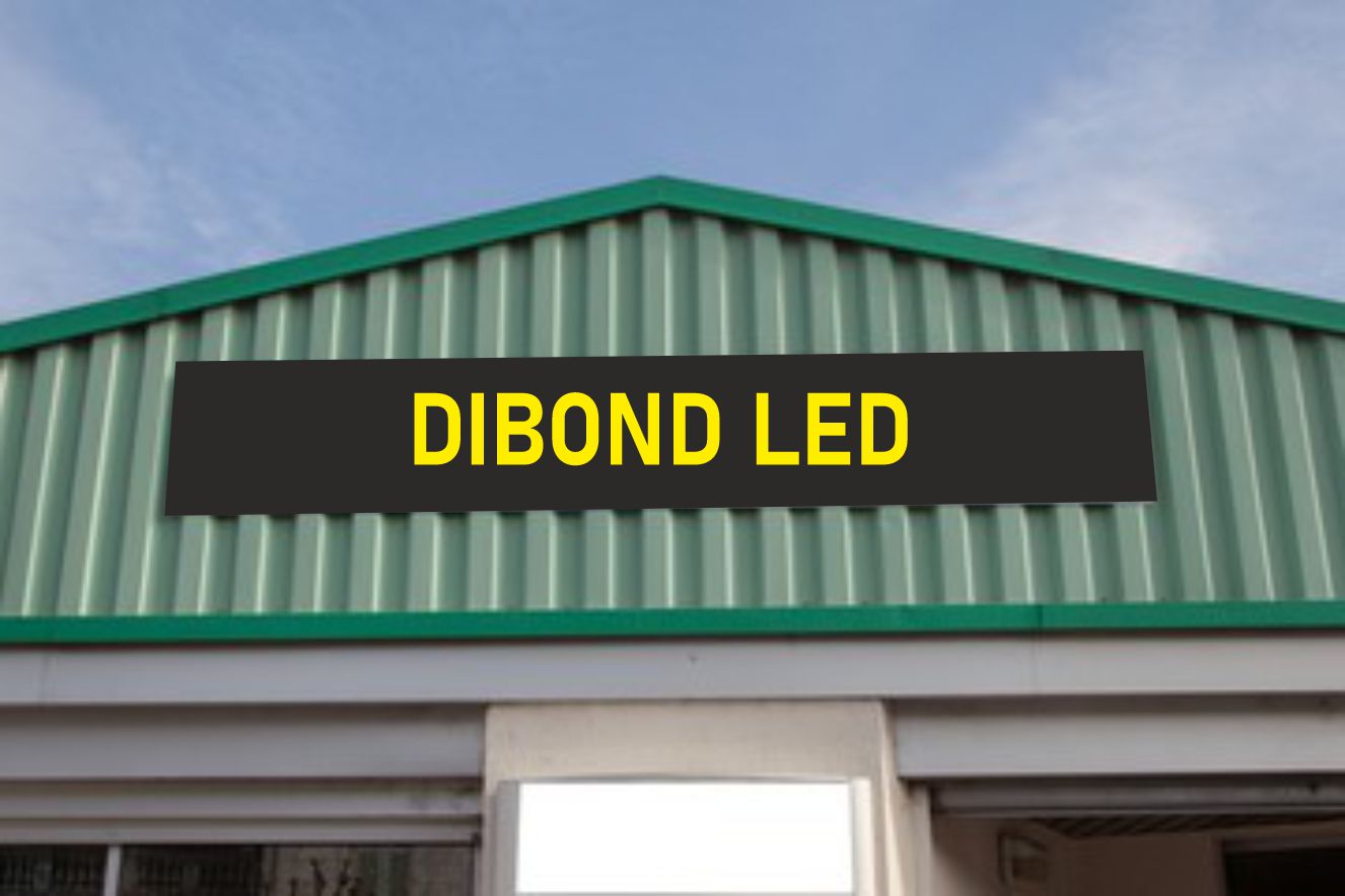 Kasetny LED z dibondu jednostronne