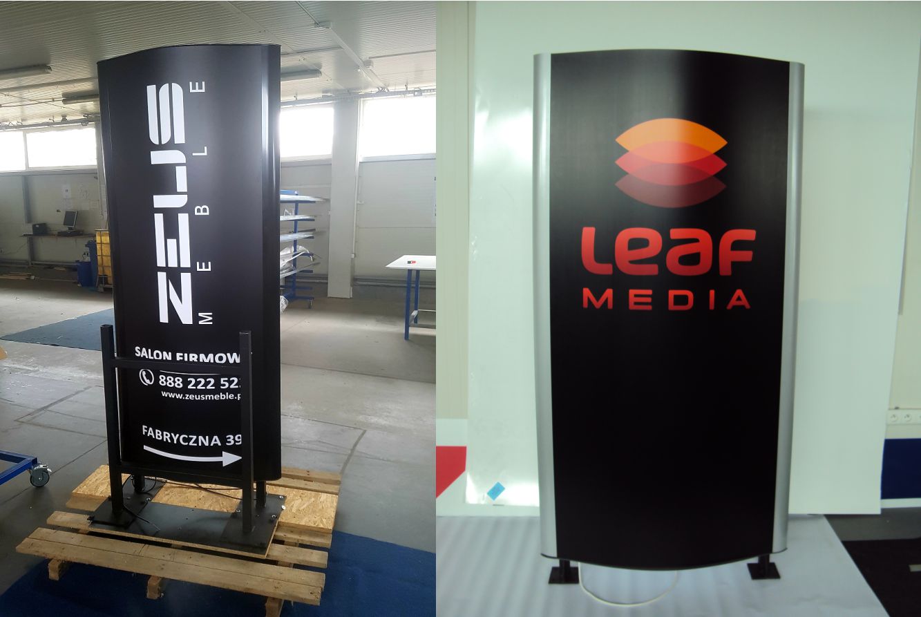 Pylony Totemy LED dwustronne 